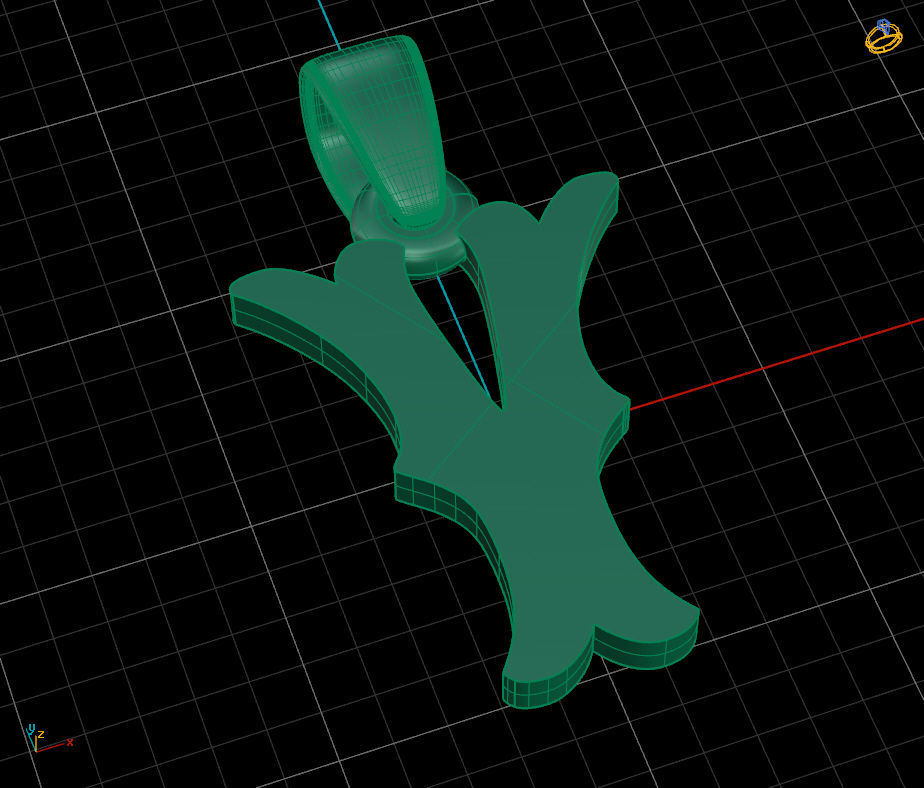 Alphabet Latin Y 3D print model_10