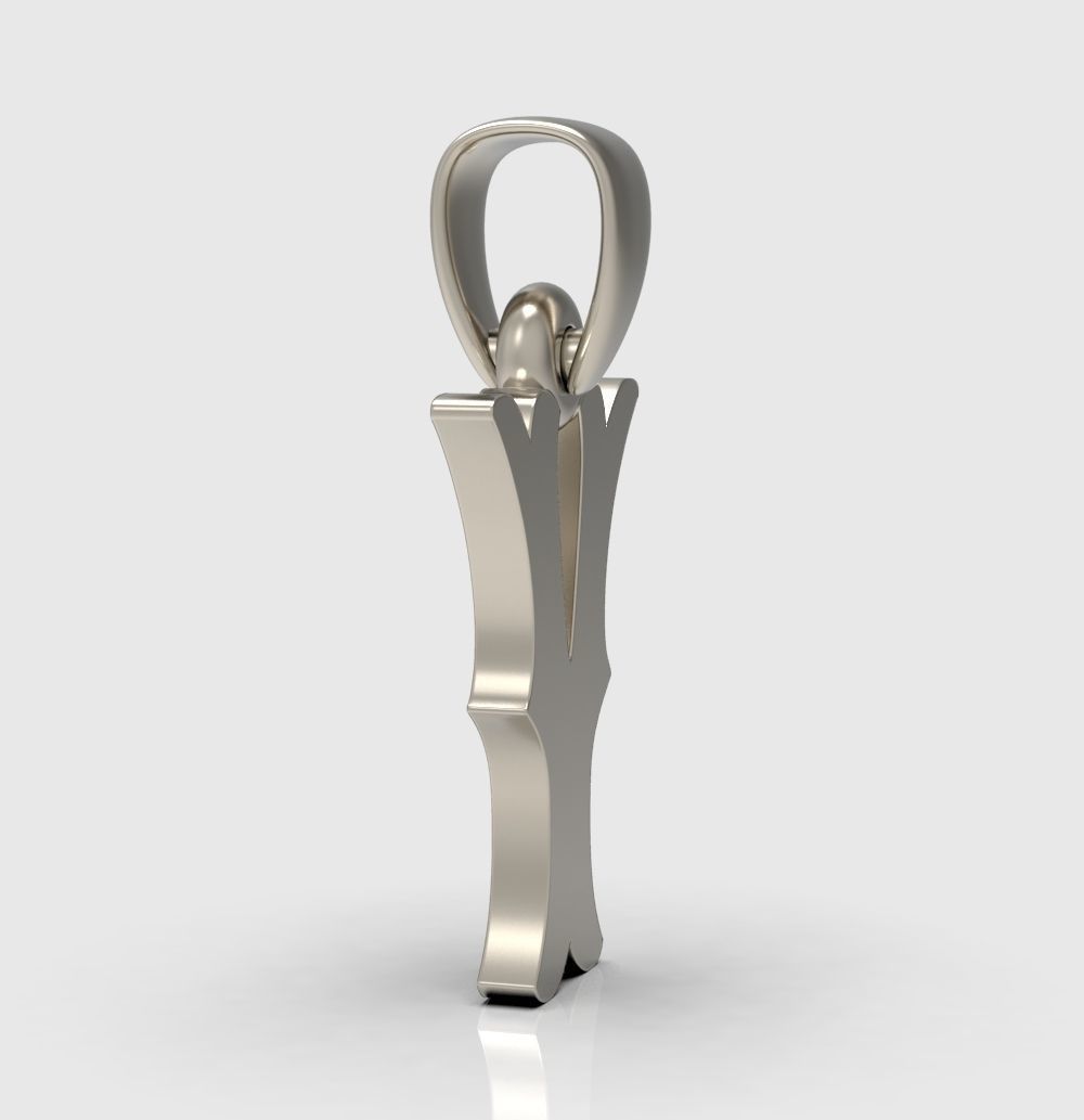 Alphabet Latin Y 3D print model_8