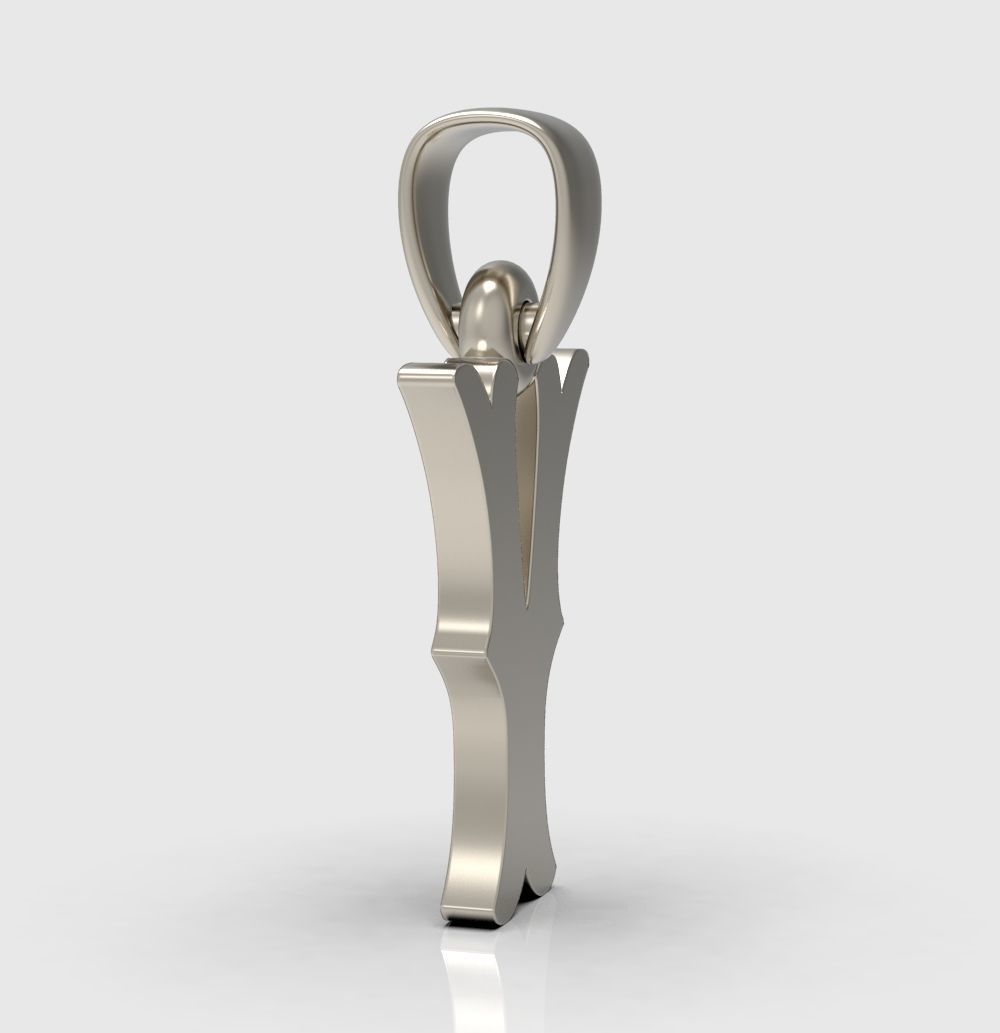 Alphabet Latin Y 3D print model_3