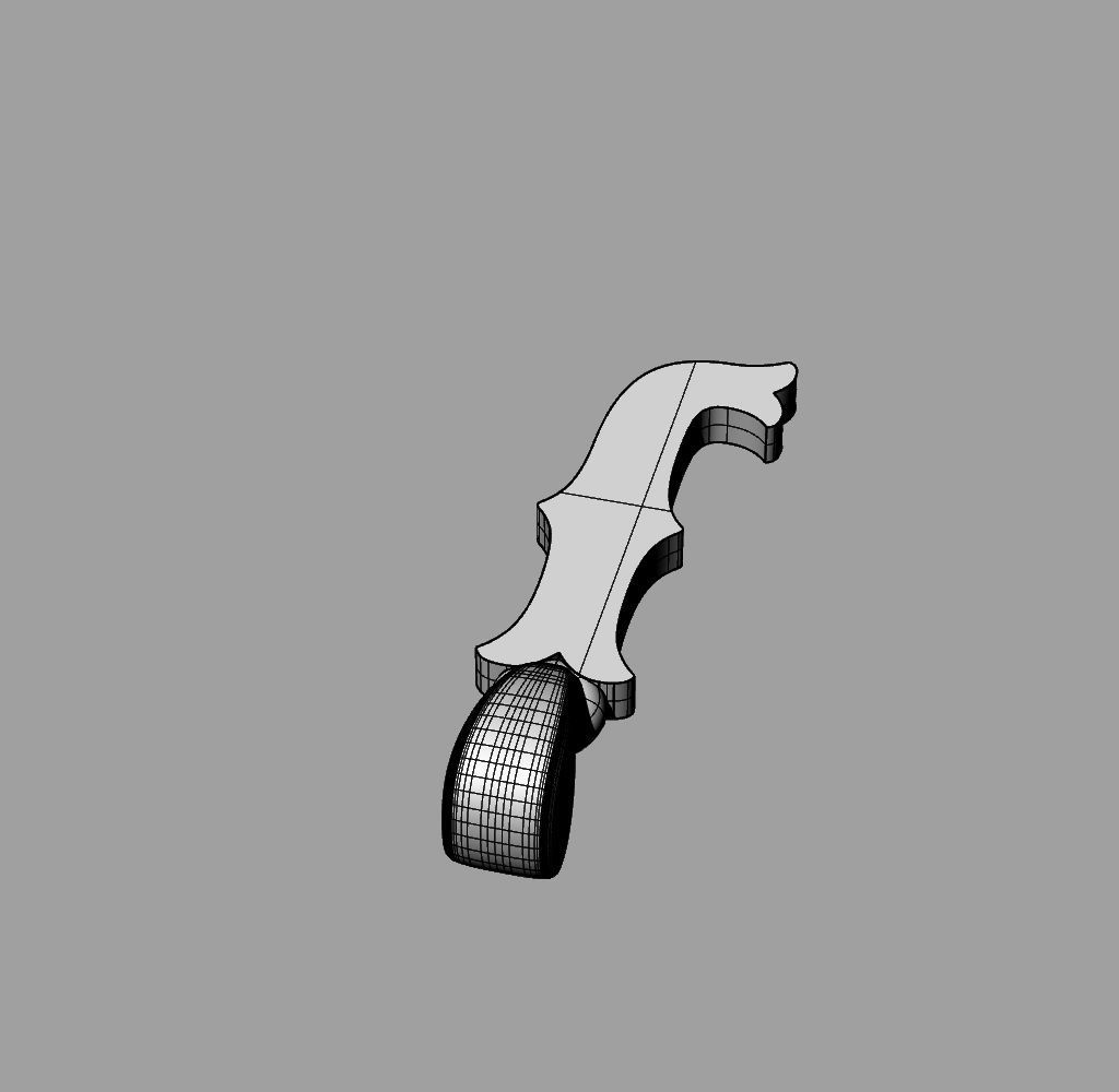 Alphabet Latin J 3D print model_14