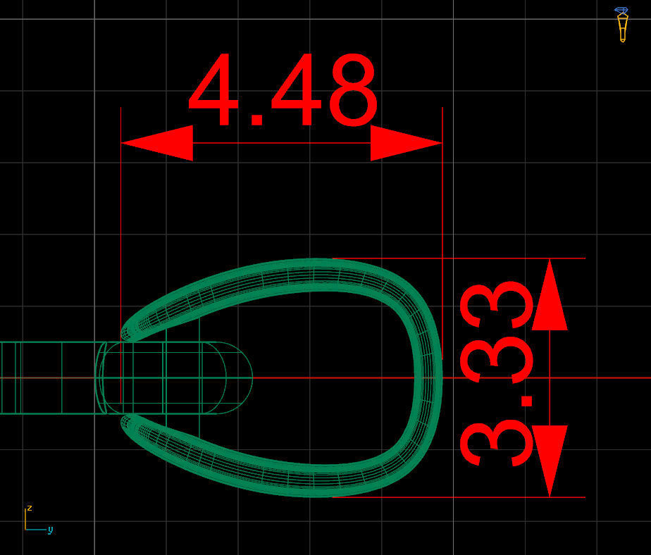 Alphabet Latin J 3D print model_17