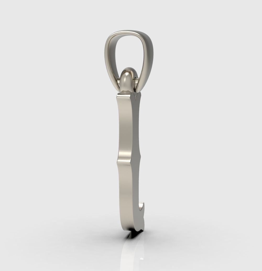 Alphabet Latin J 3D print model_8