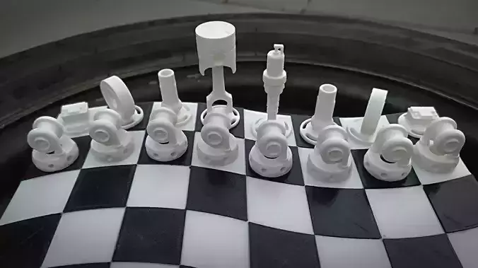 CAR CHESS 3D print model