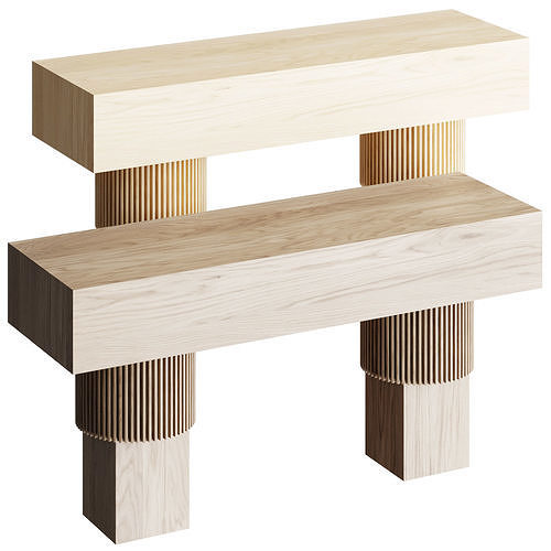 Leland Console Table 3D model
