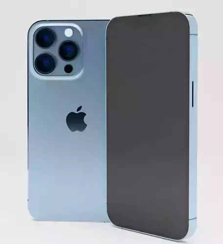 Apple Iphone 13 Pro high-quality 3D Blender model 3D model