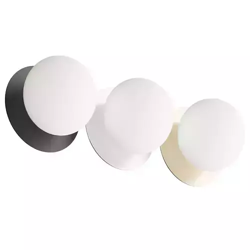 LARGE OPAL ceiling lamp