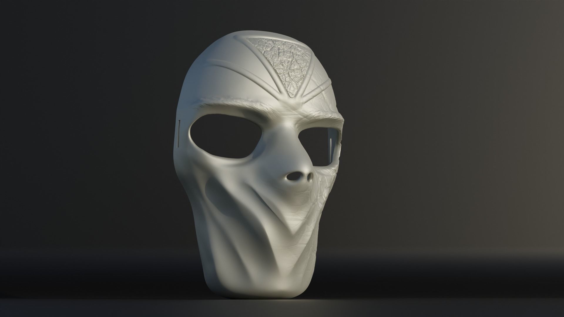 Masquerade Party Face Mask - Alien Face Mask 3D print model_13