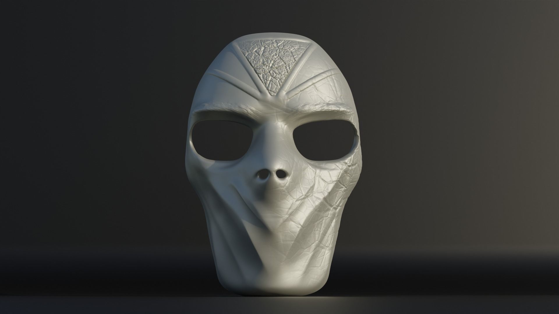 Masquerade Party Face Mask - Alien Face Mask 3D print model_10
