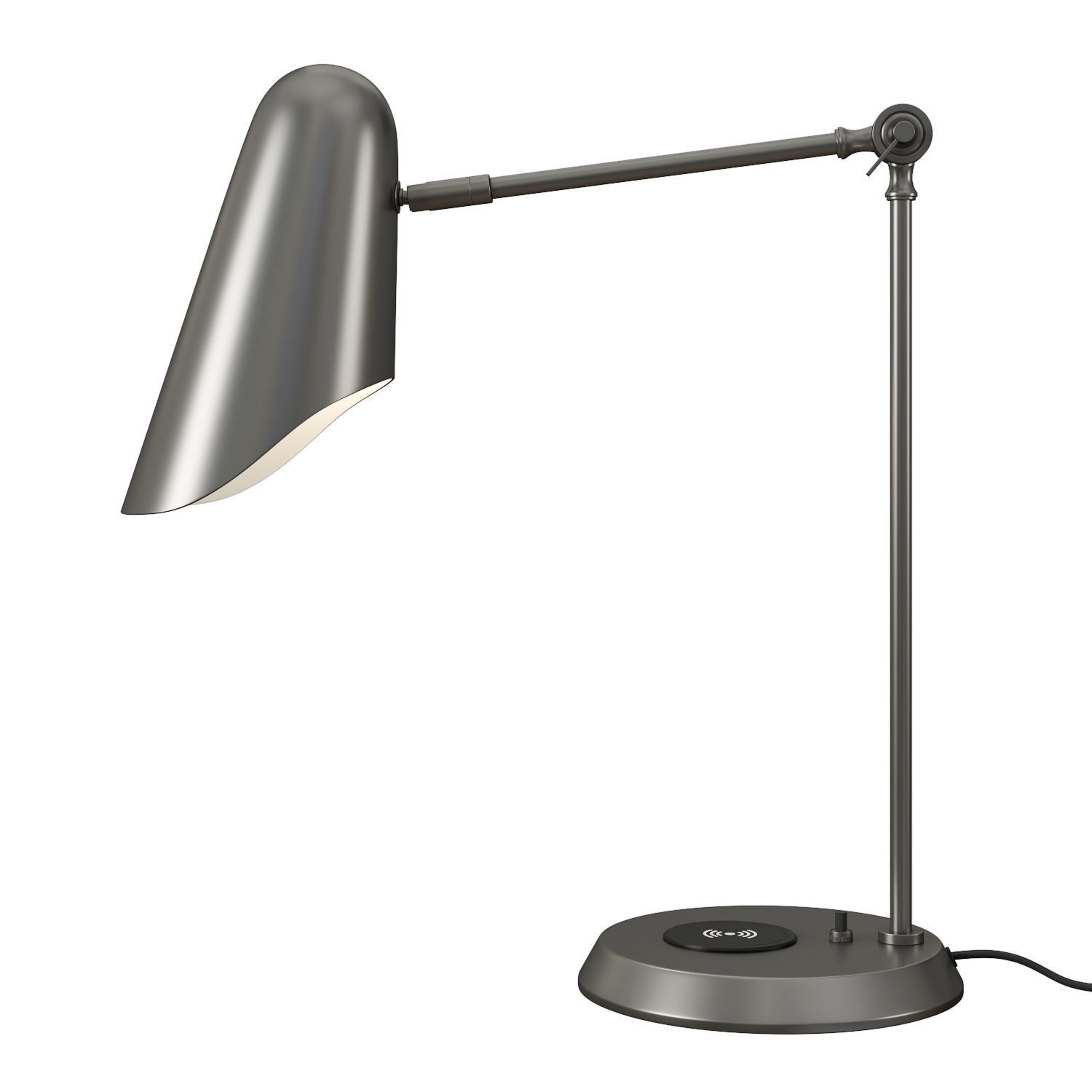Crate and Barrel Rolph Wireless Charging Task Lamp 3D model_1