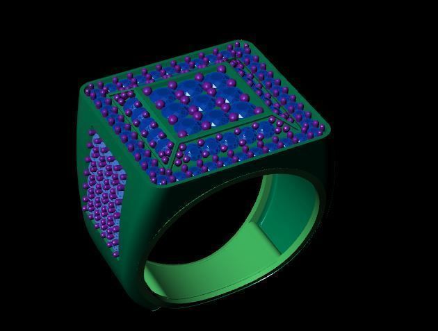 Rings 3D print model_2