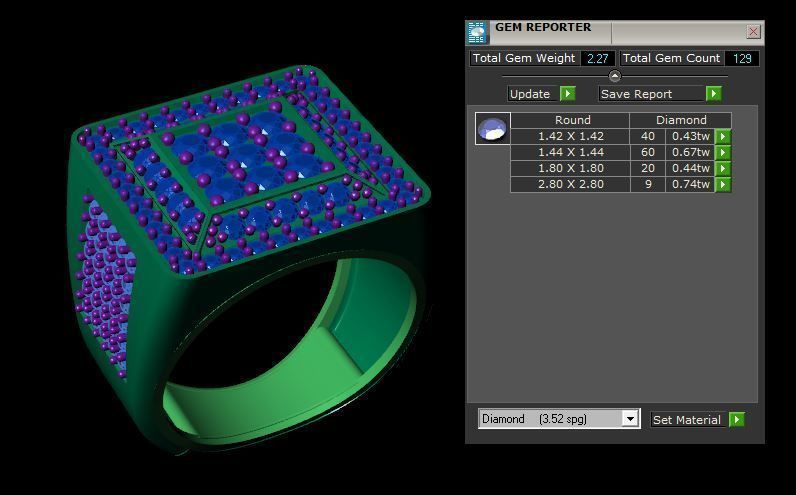 Rings 3D print model_3