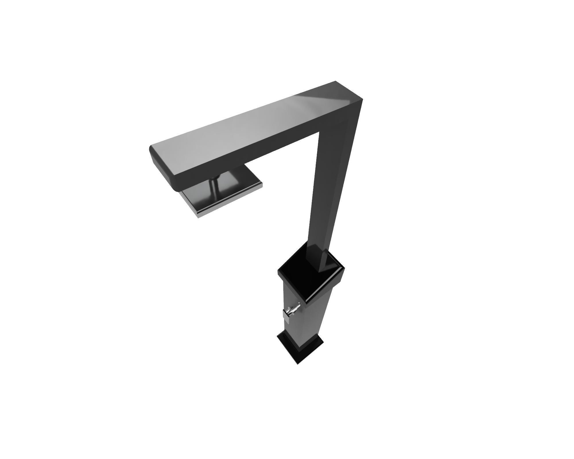 Outdoor shower 3D model_1