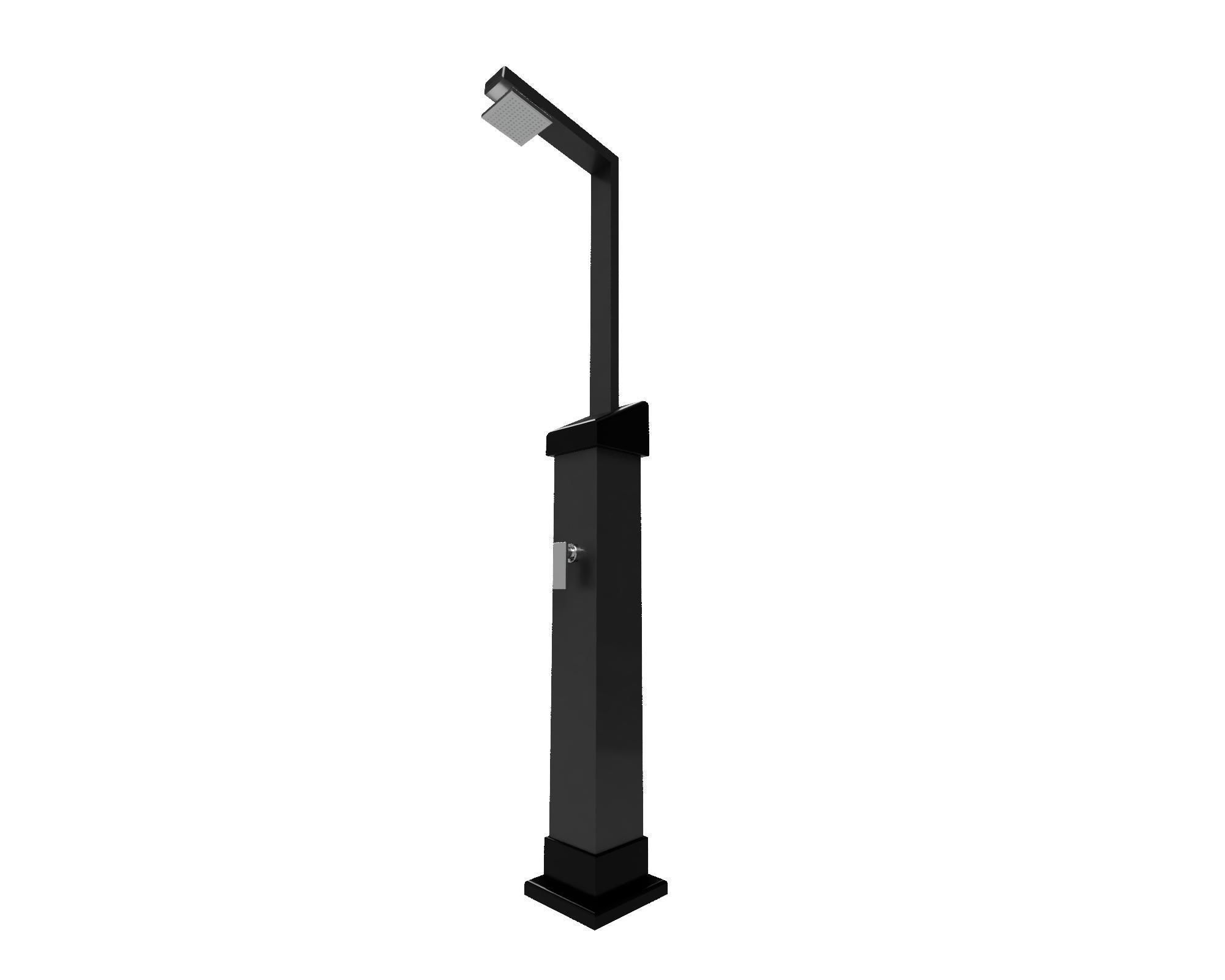 Outdoor shower 3D model_3