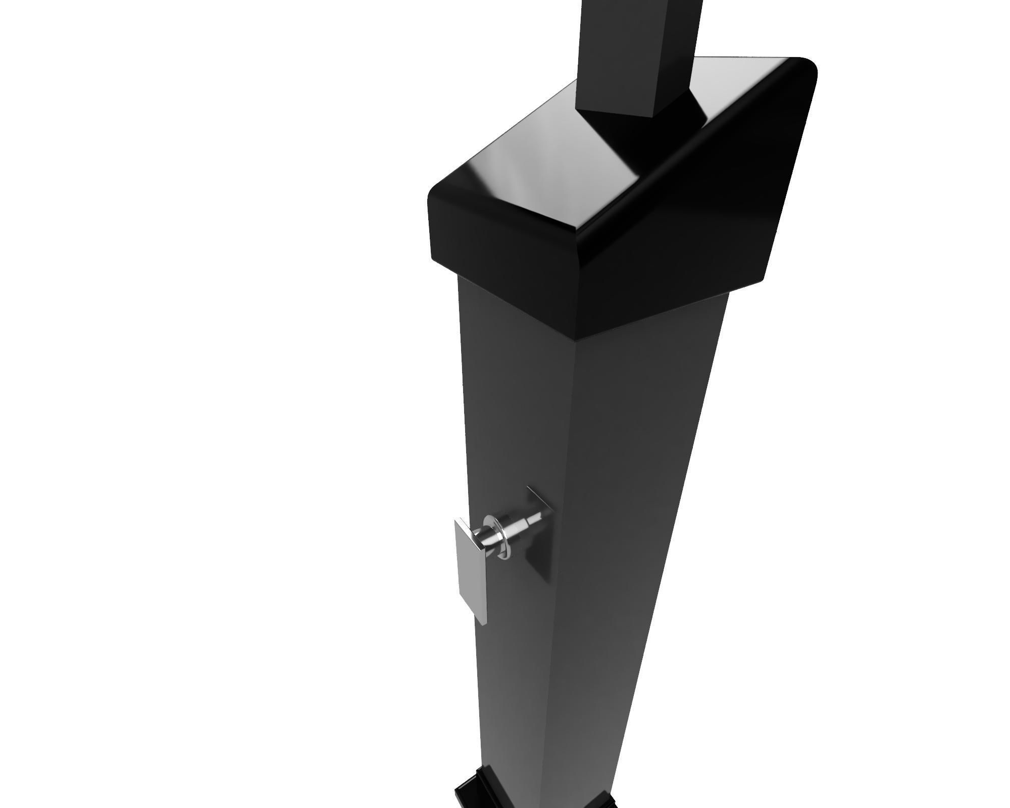 Outdoor shower 3D model_5