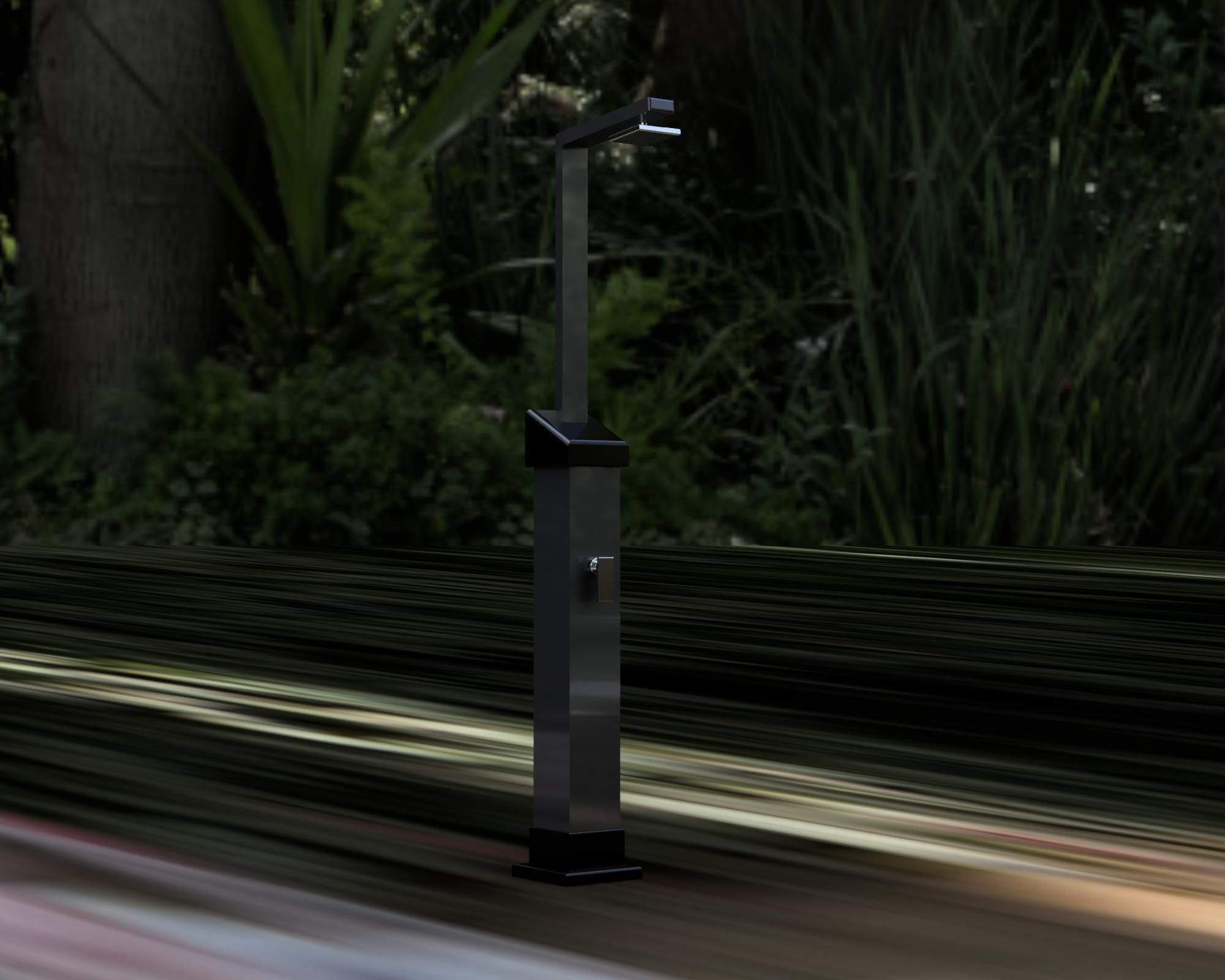 Outdoor shower 3D model_7