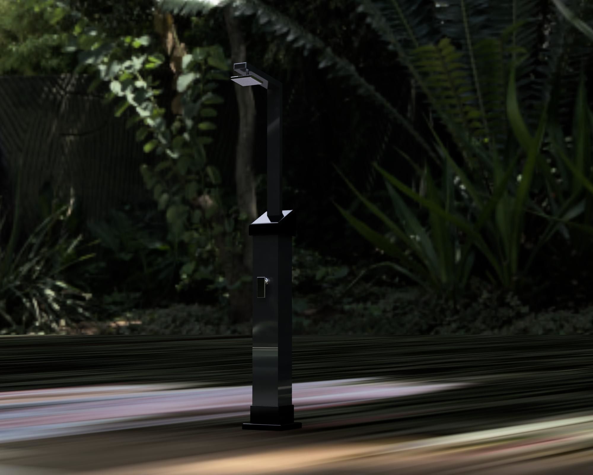 Outdoor shower 3D model_6