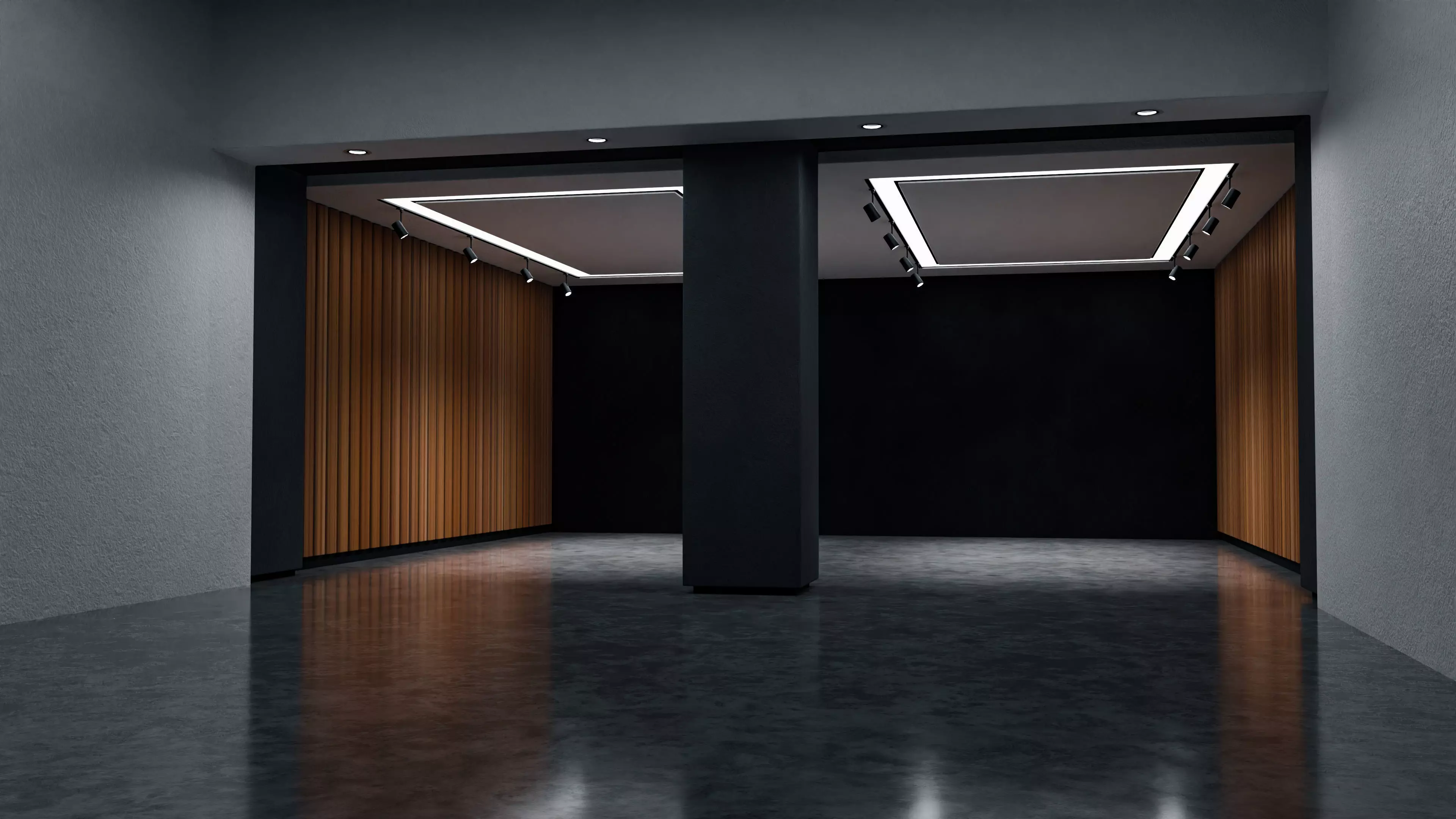 Free Garage Scene Free 3D model_0