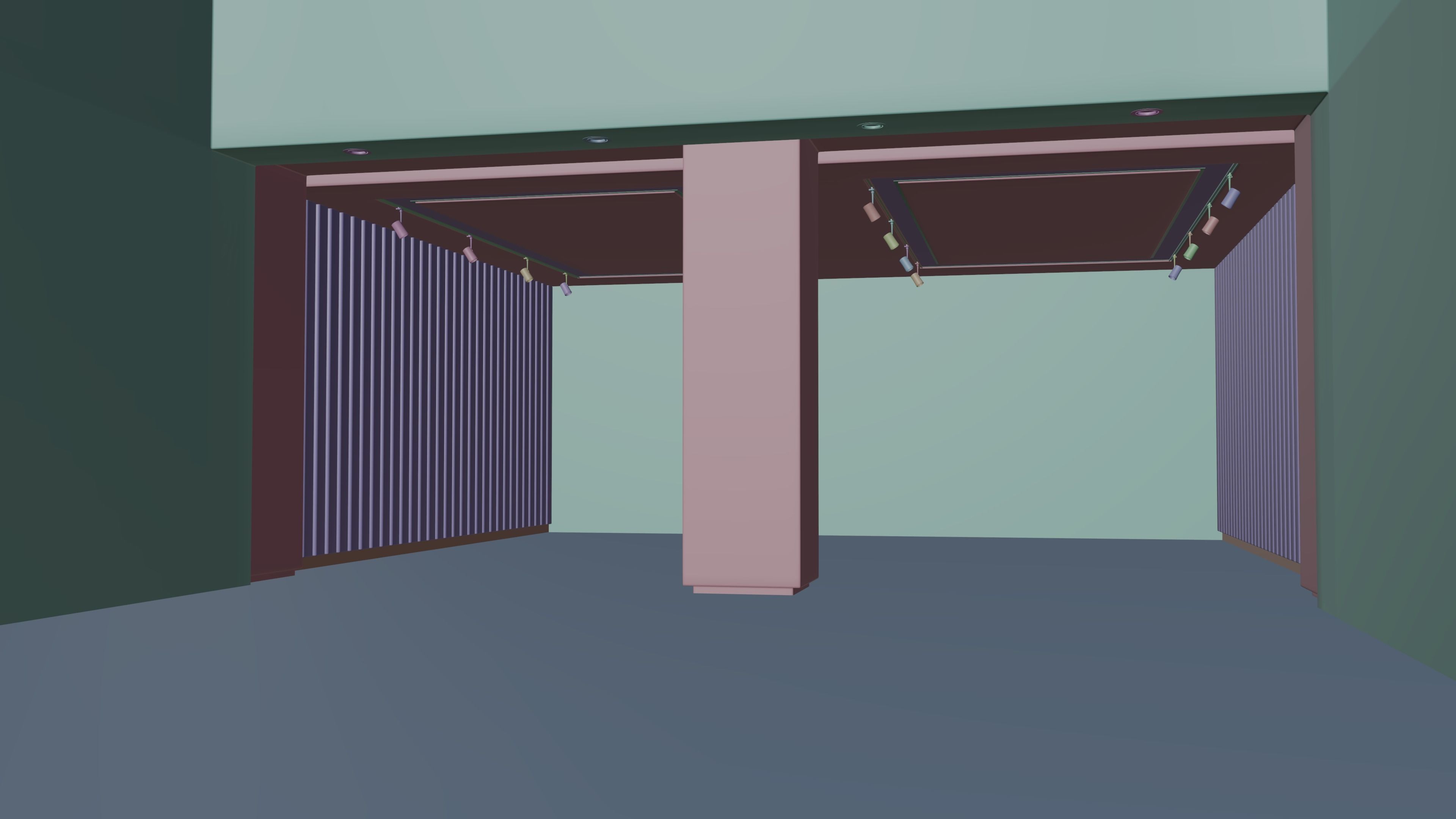 Free Garage Scene Free 3D model_3