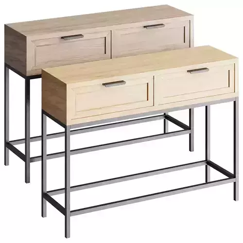 Reed Console Table 3D model