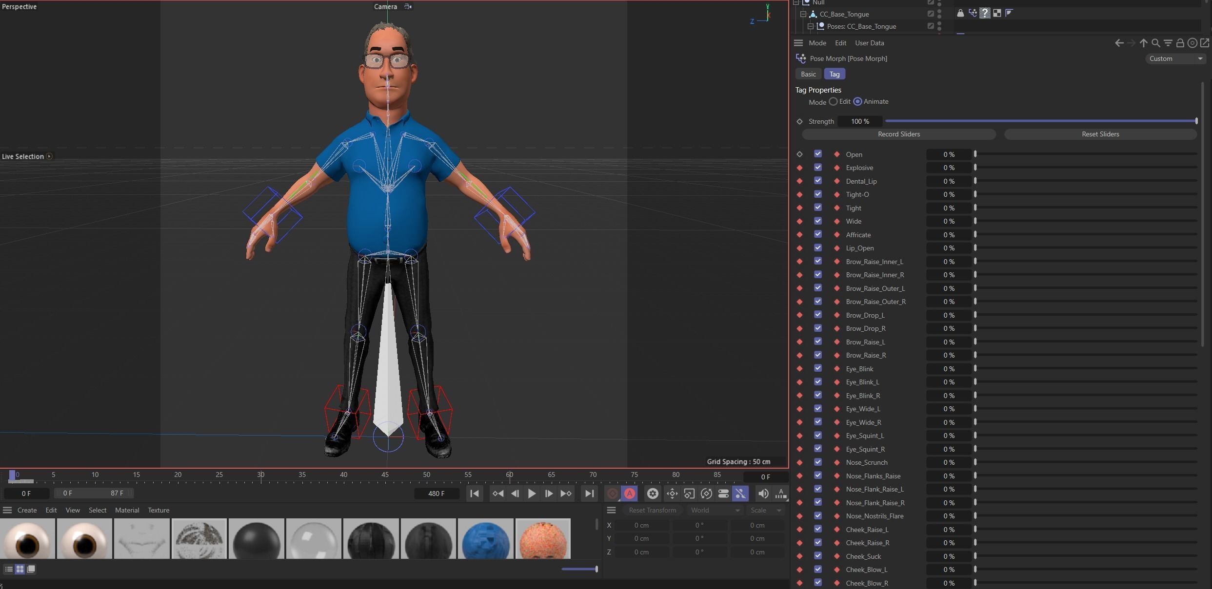 Dad Rigged Character 3d Model Free 3D model_4