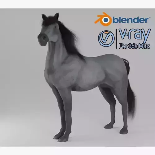 Horse 3D model