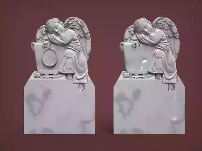 Baby Angel Monument 3D print model