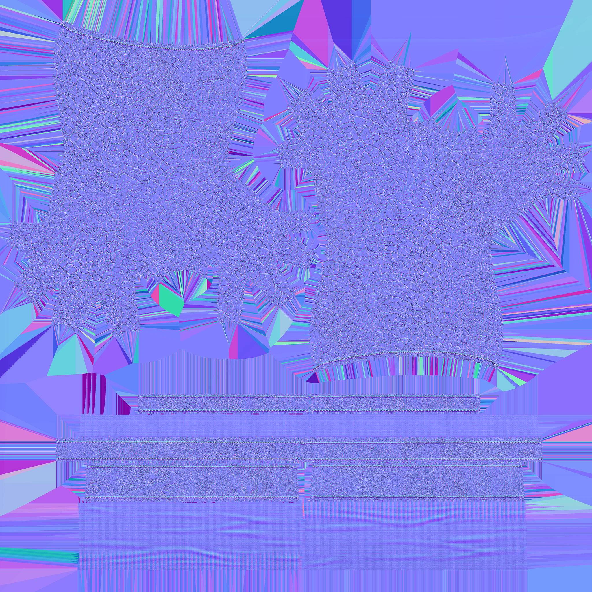 Female Steampunk Cosplay Fingerless Gloves Low-poly 3D model_3