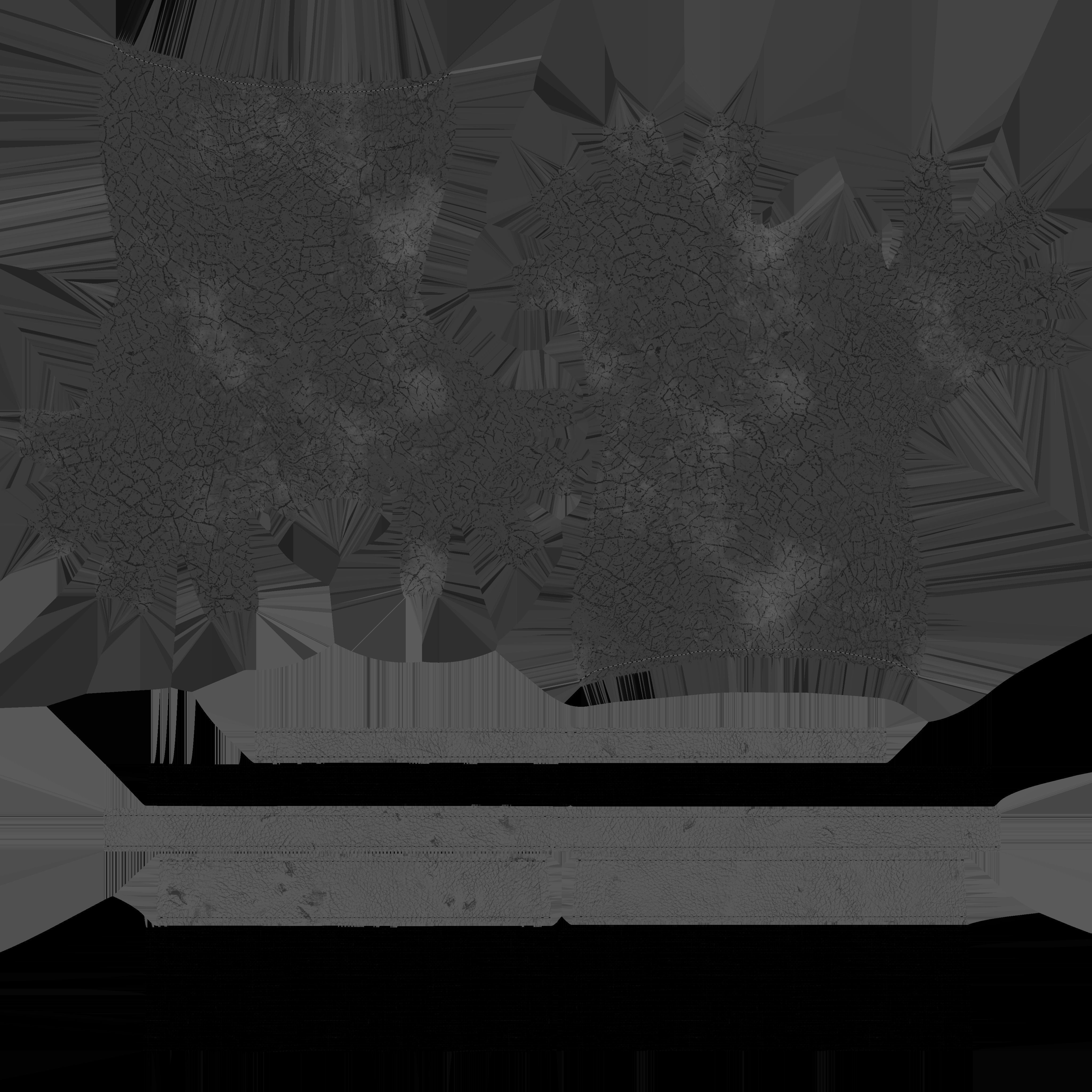 Female Steampunk Cosplay Fingerless Gloves Low-poly 3D model_11