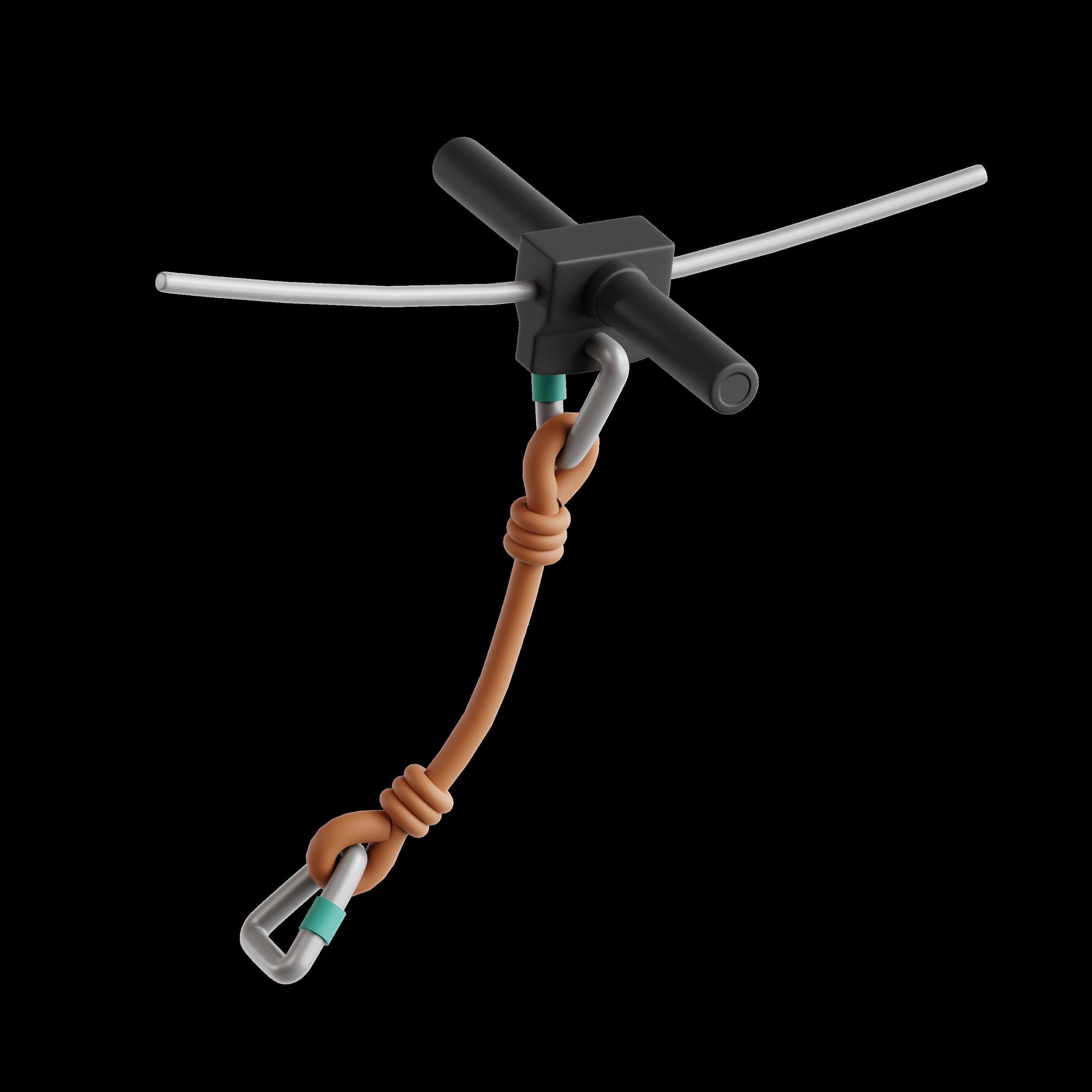 Adventure Sports 3D Icon Set 3D model_22