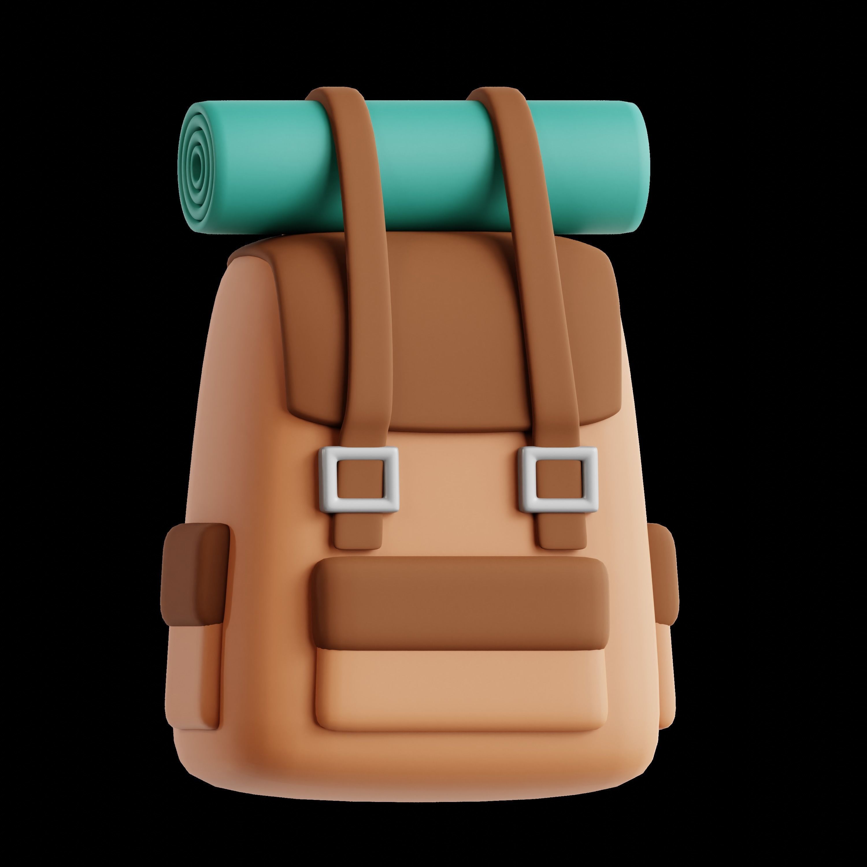 Adventure Sports 3D Icon Set 3D model_1