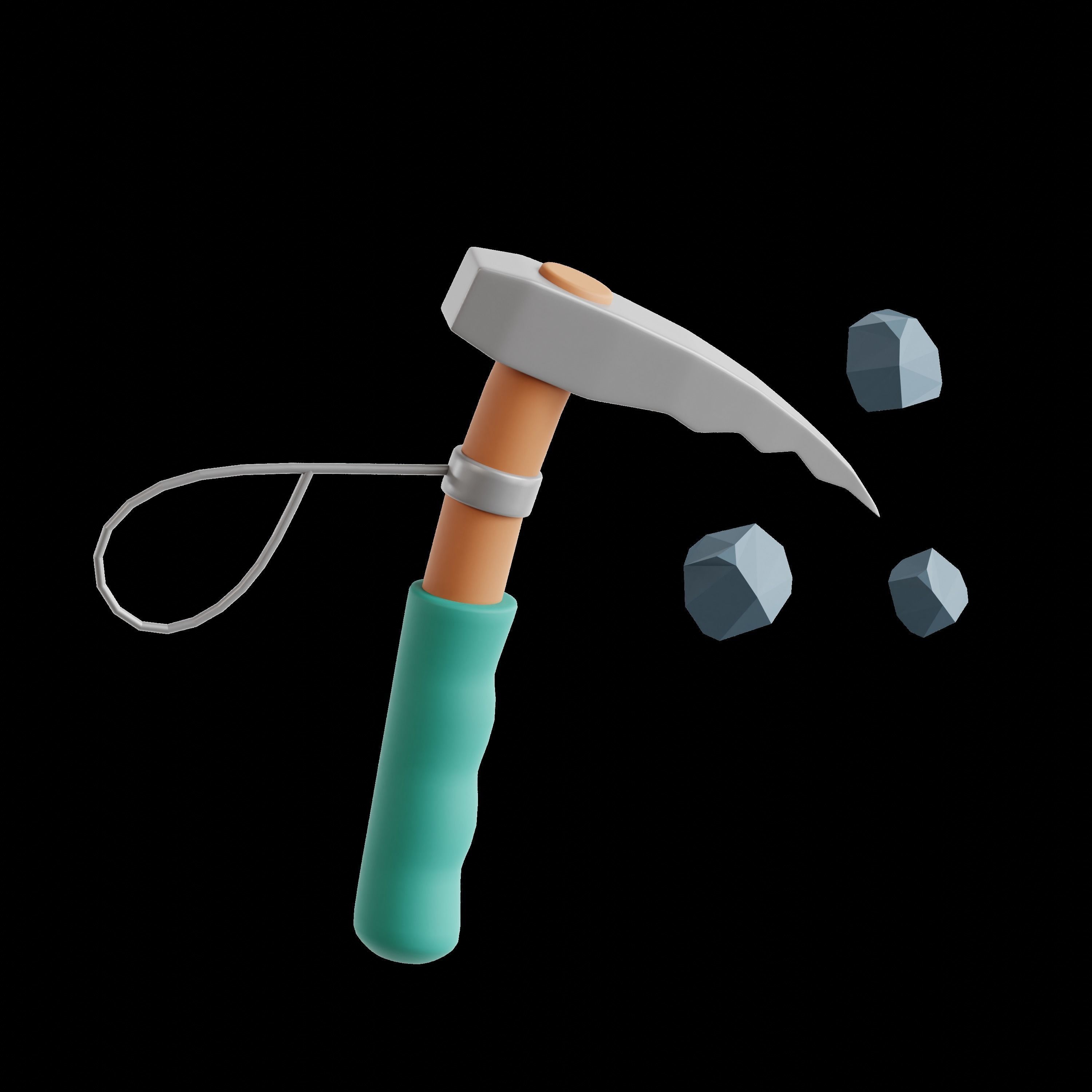 Adventure Sports 3D Icon Set 3D model_12