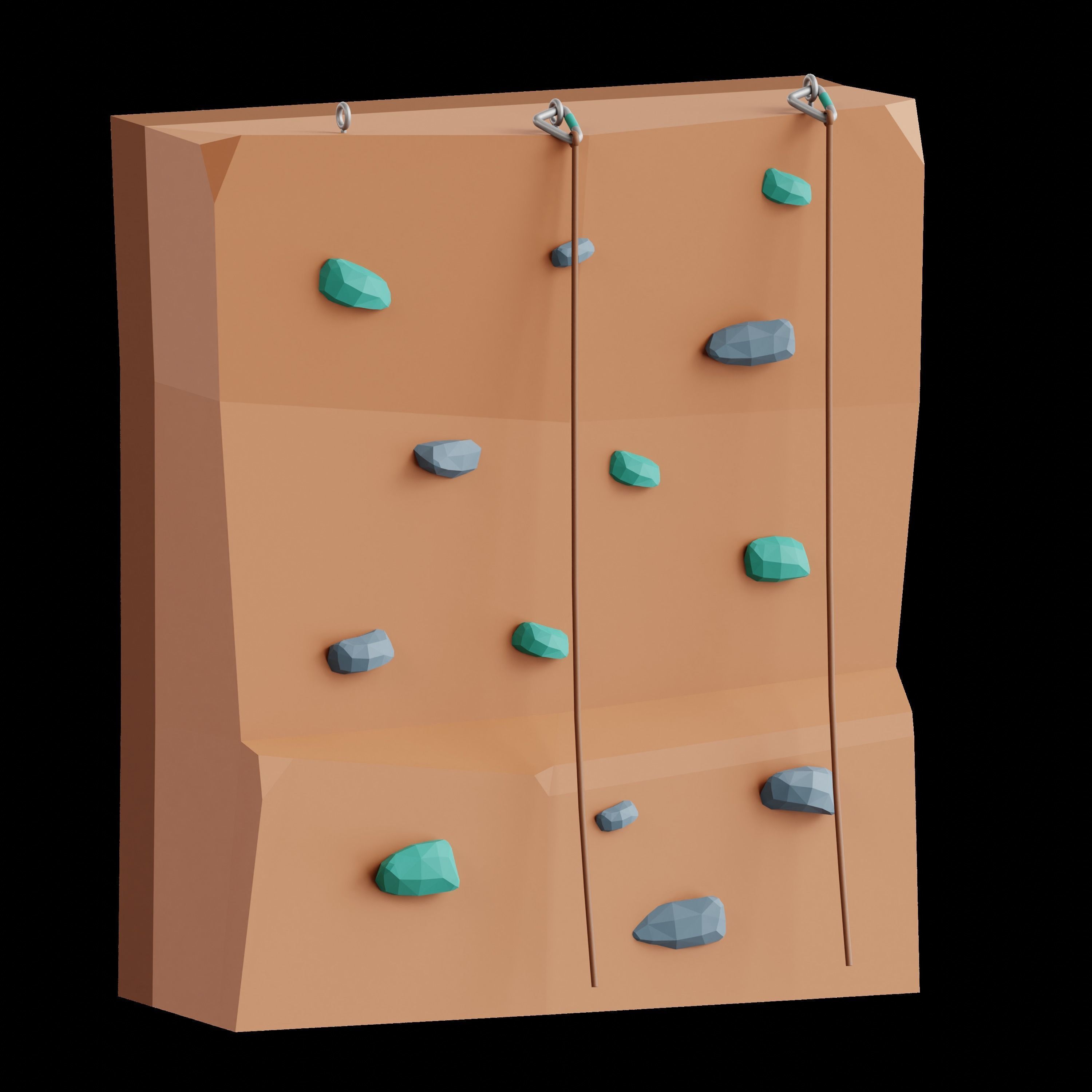 Adventure Sports 3D Icon Set 3D model_6