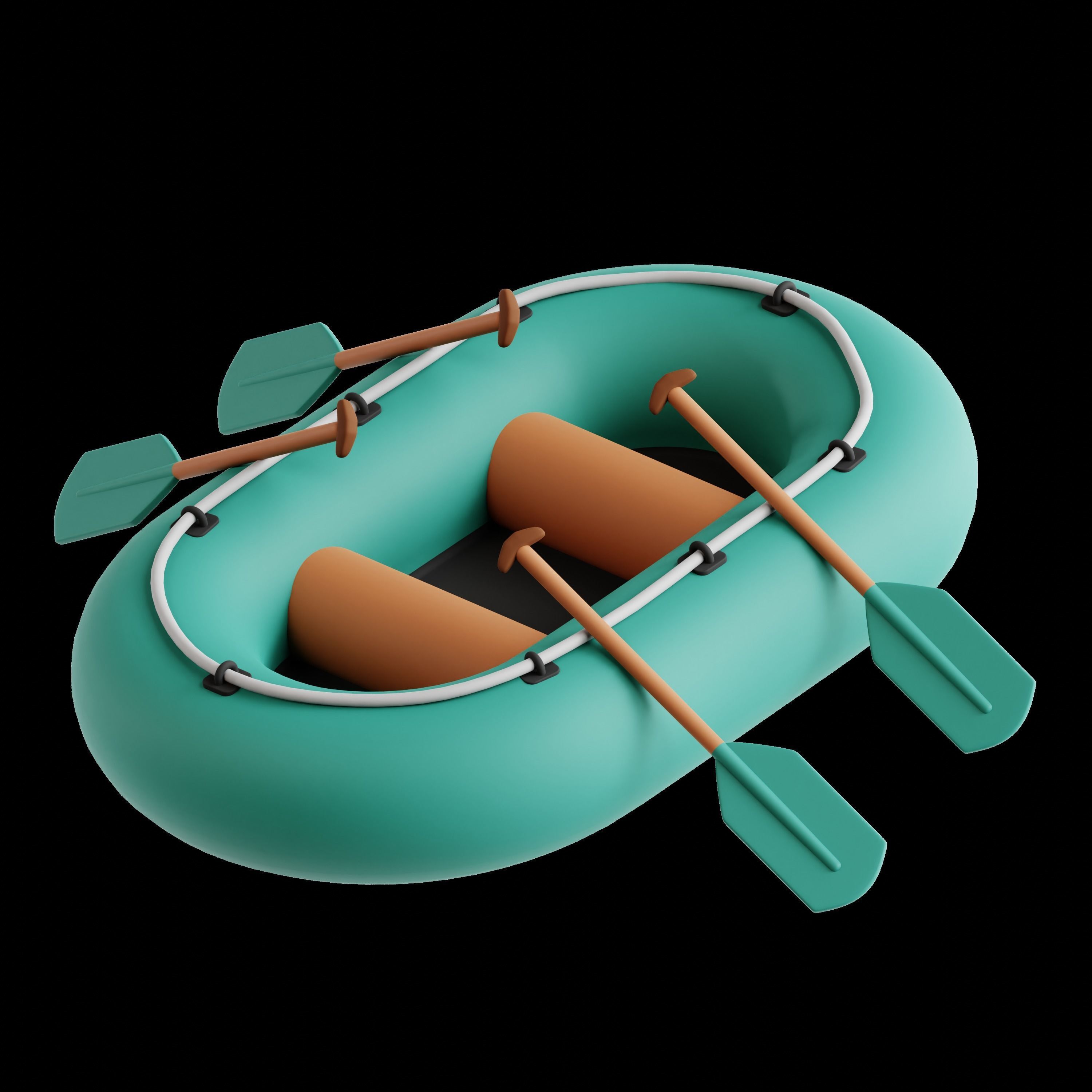 Adventure Sports 3D Icon Set 3D model_14