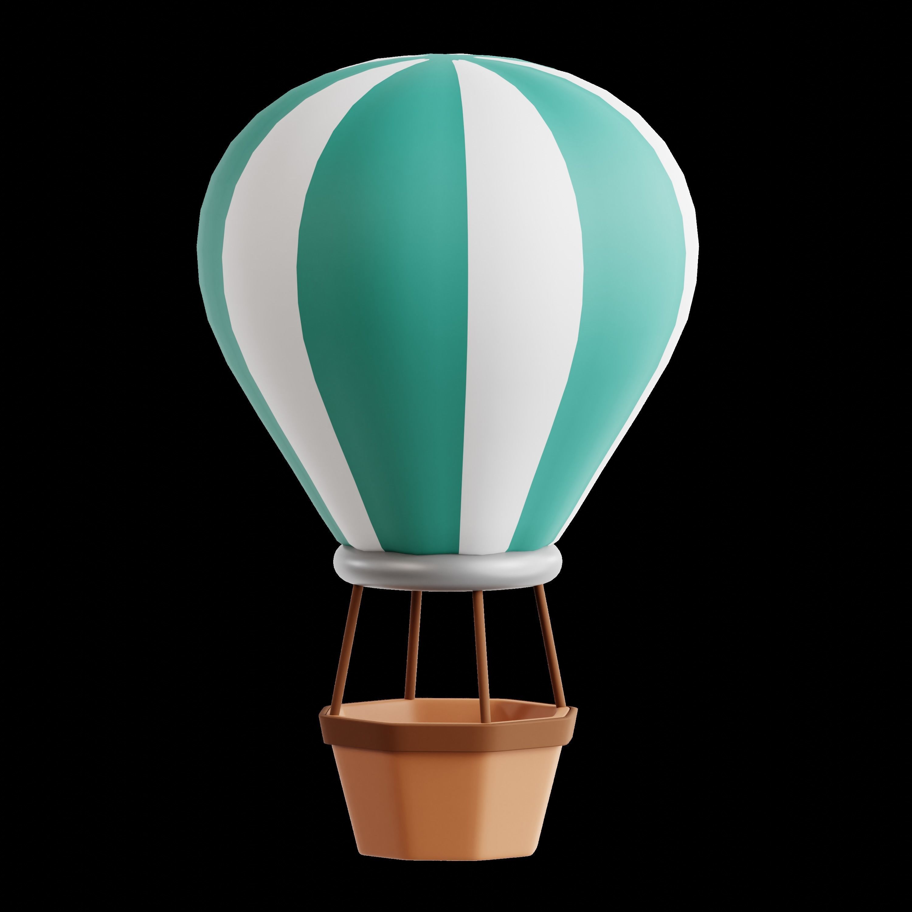 Adventure Sports 3D Icon Set 3D model_9