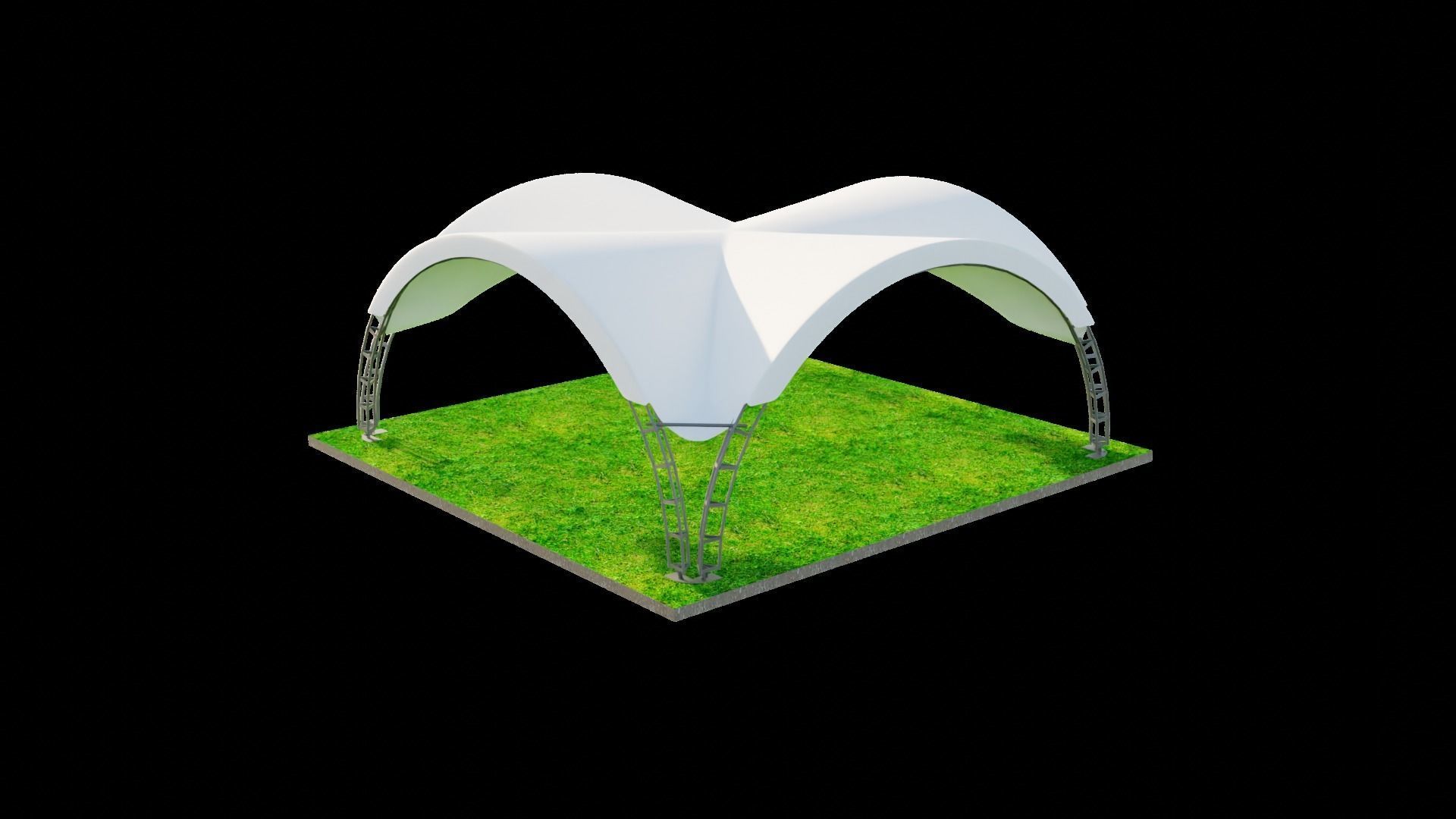 ARCH TENT 3D model_3