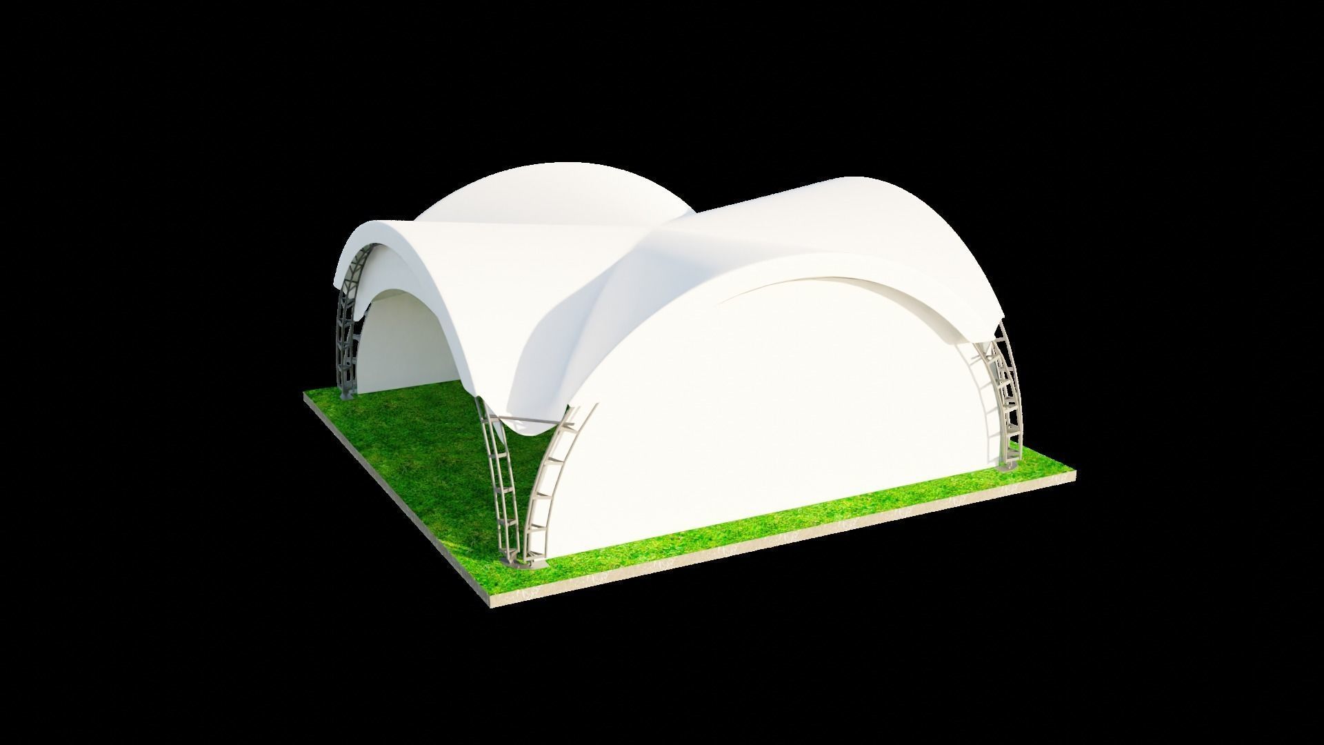ARCH TENT 3D model_8