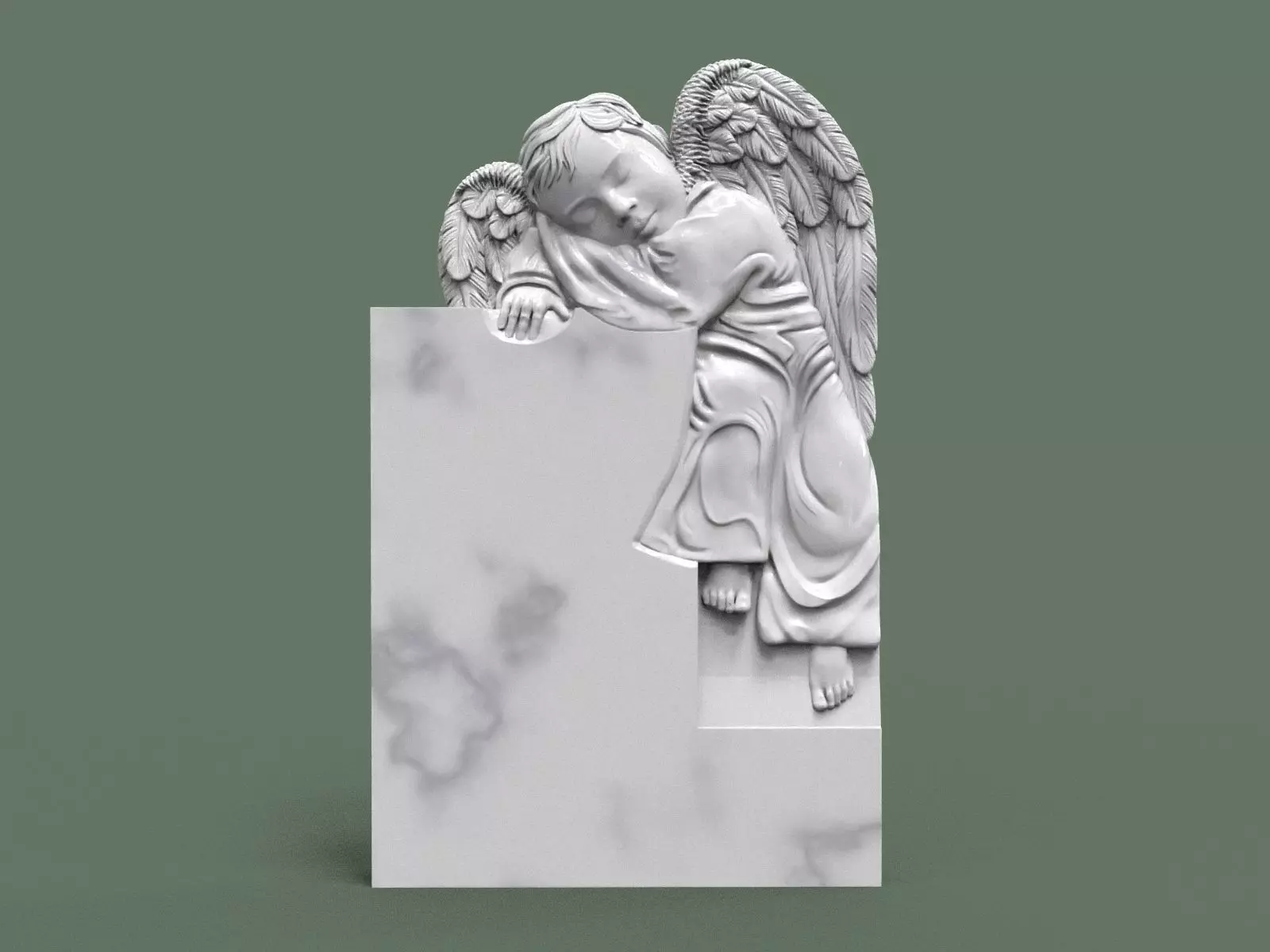 Baby Angel Monument 3D print model