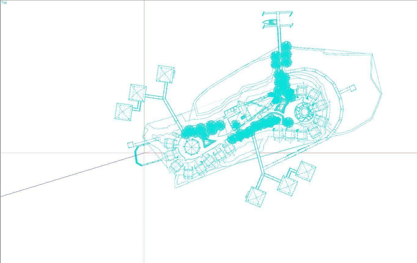 Tropical Hotel and Resort 3D model_16