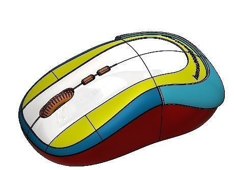 PC mouse 3D model