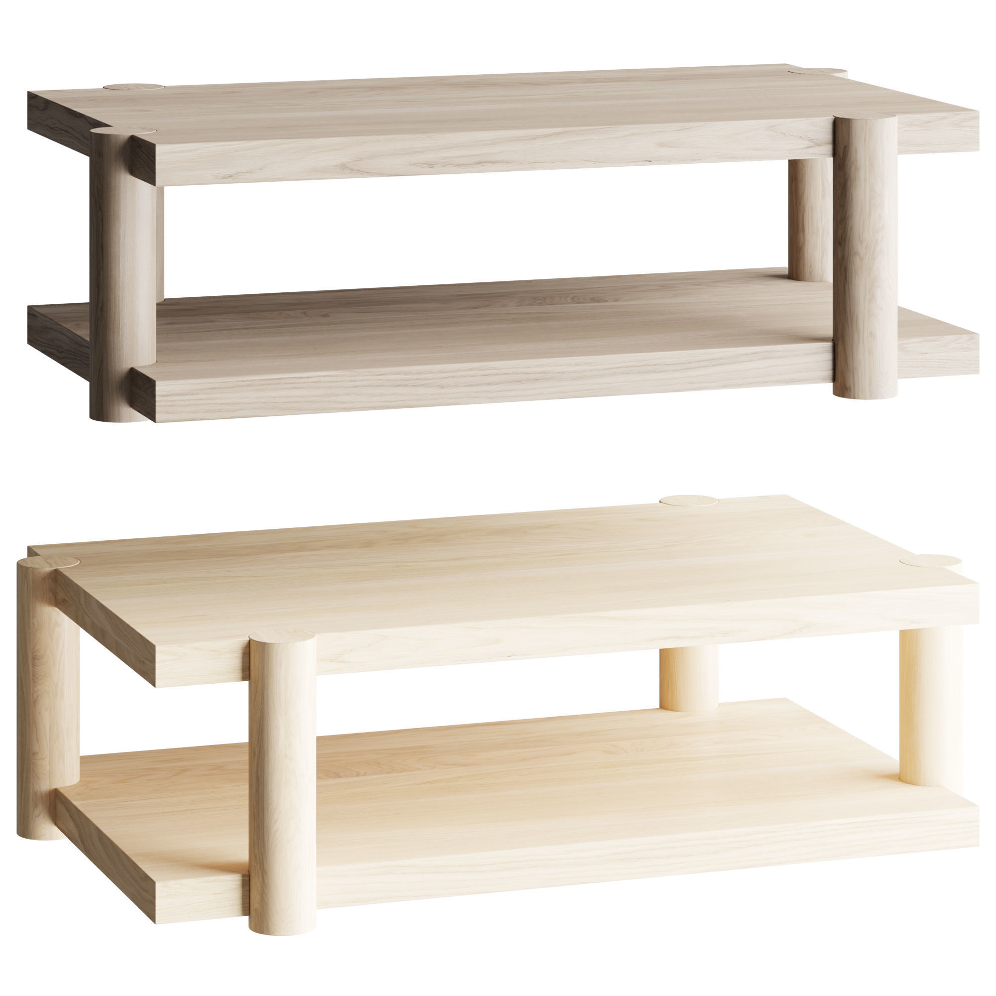 Trianon Cocktail Table 3D model_1