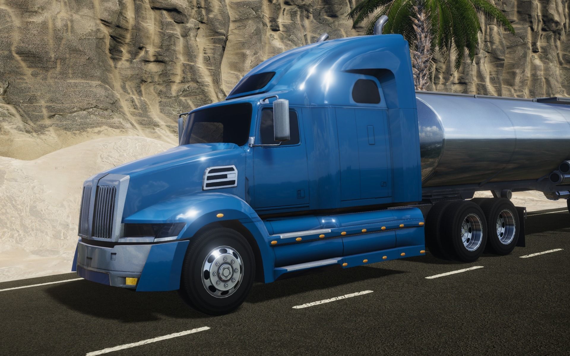 American Truck 7 and upgrades - Mobile Asset Low-poly 3D model Low-poly 3D model_9