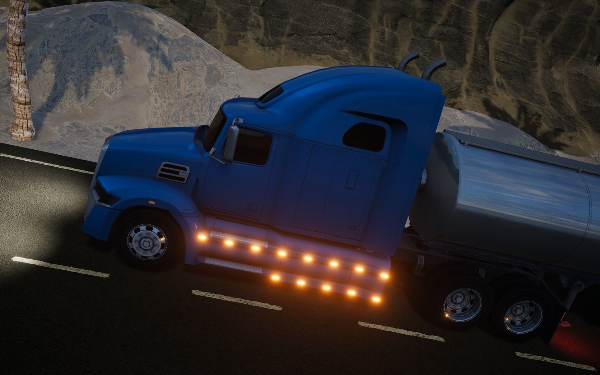 American Truck 7 and upgrades - Mobile Asset Low-poly 3D model Low-poly 3D model_18