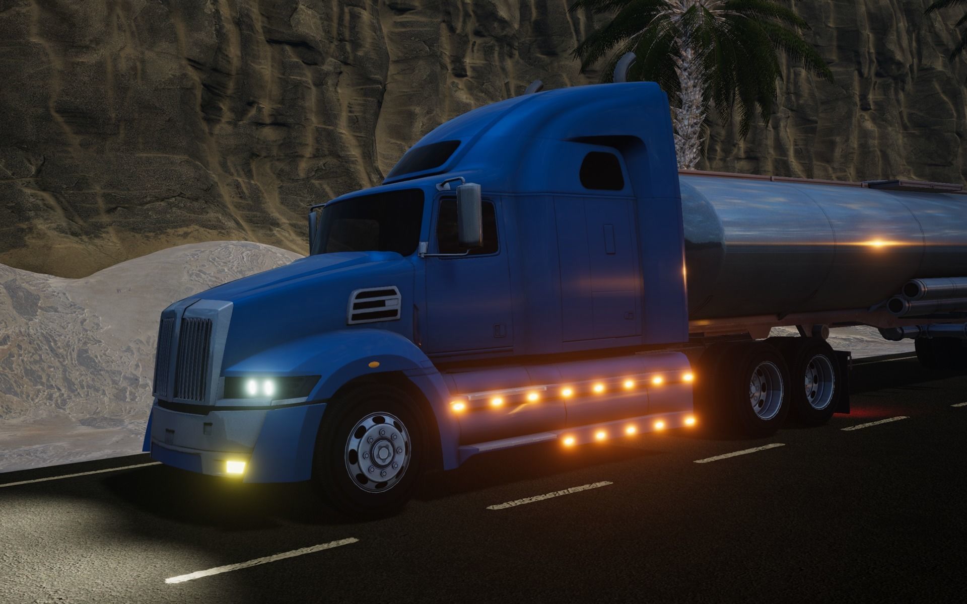 American Truck 7 and upgrades - Mobile Asset Low-poly 3D model Low-poly 3D model_16