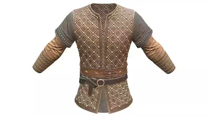 Viking Medieval Male Top Jacket Coat