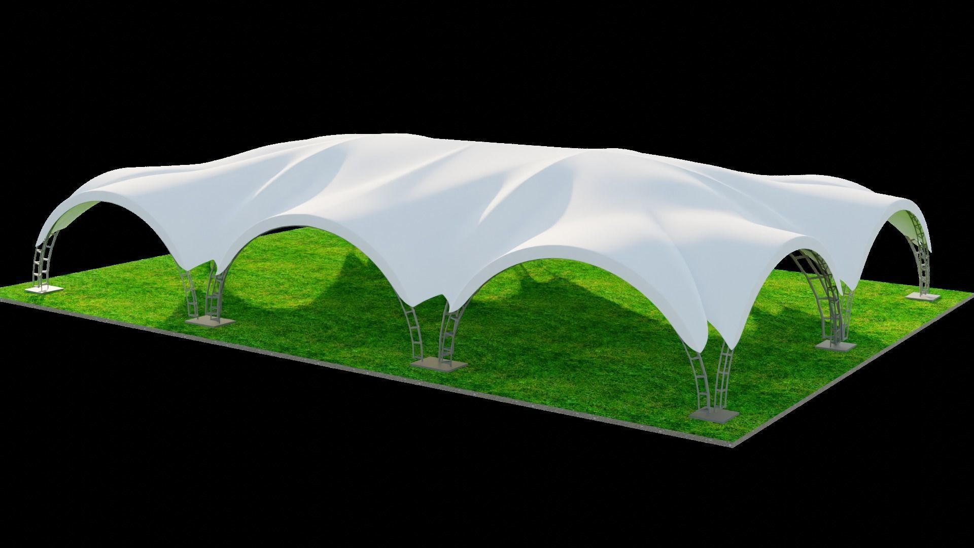 arch ten  30x30 3D model_1