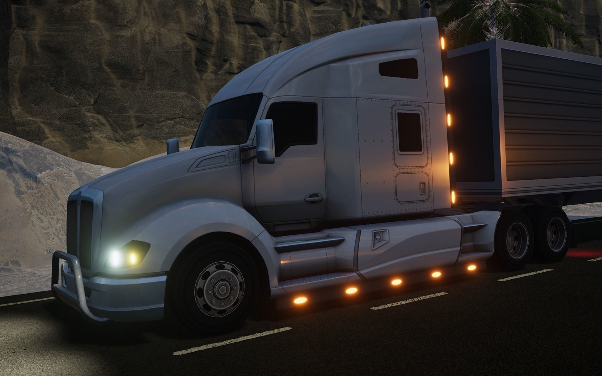 American Truck 8 and upgrades - Mobile Asset Low-poly 3D model Low-poly 3D model_16