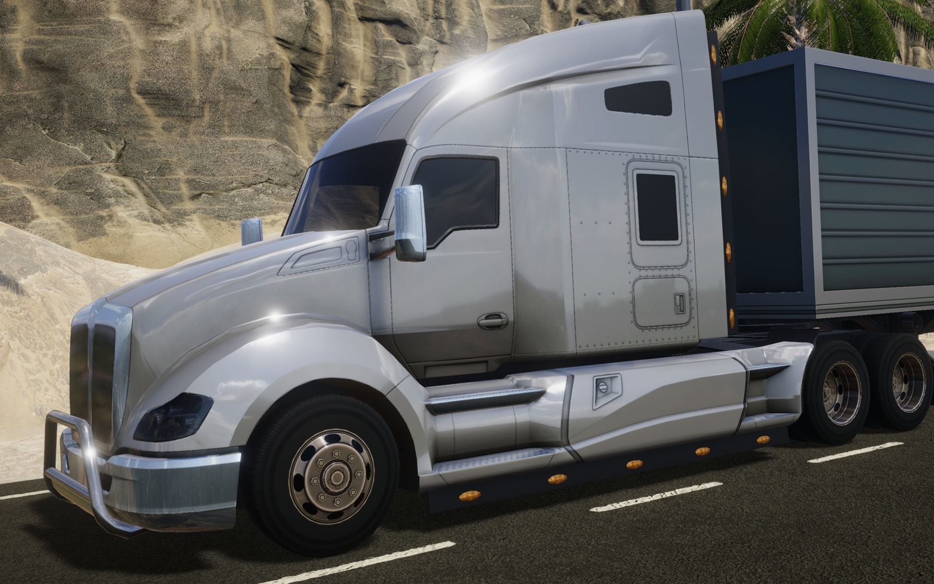 American Truck 8 and upgrades - Mobile Asset Low-poly 3D model Low-poly 3D model_9