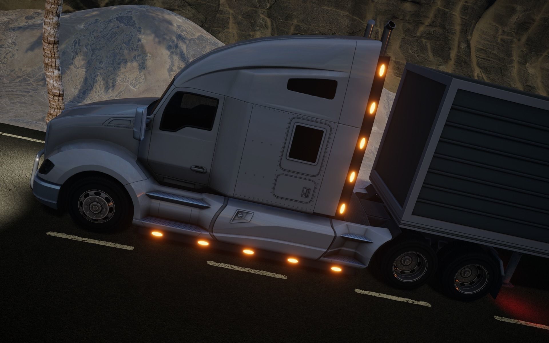 American Truck 8 and upgrades - Mobile Asset Low-poly 3D model Low-poly 3D model_18