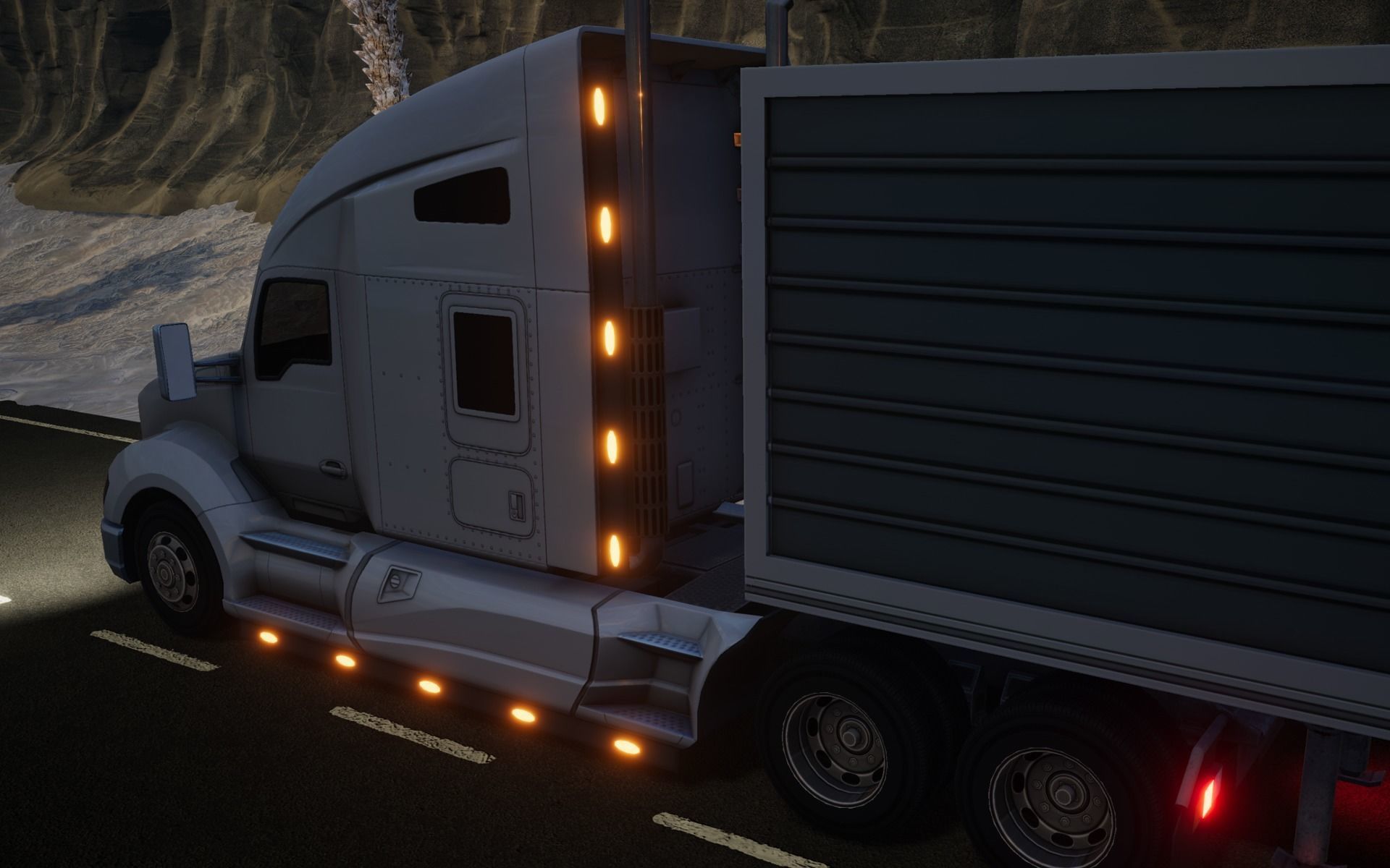 American Truck 8 and upgrades - Mobile Asset Low-poly 3D model Low-poly 3D model_17