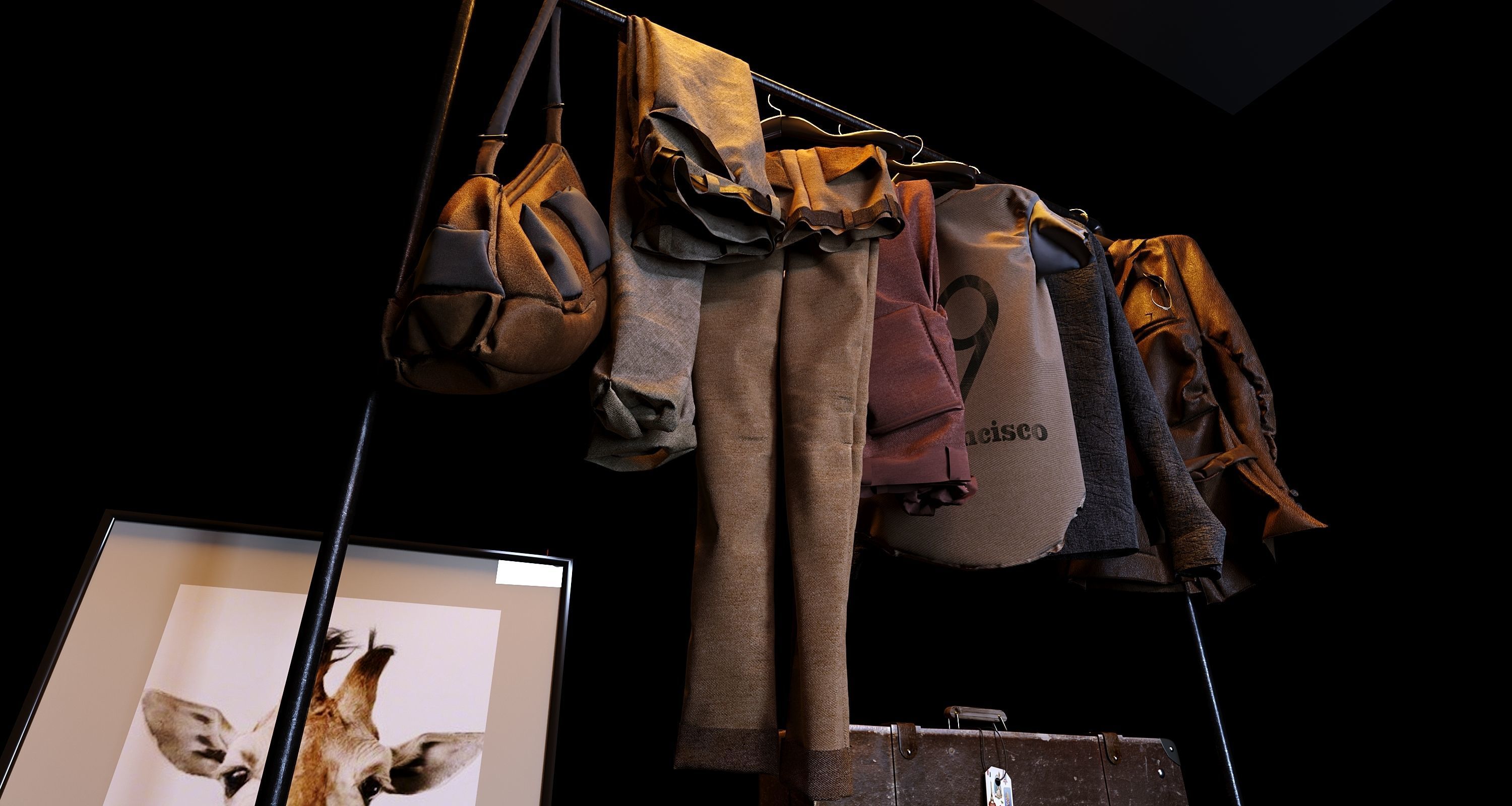  Clothing set for men 3D model_4